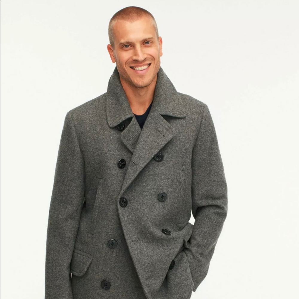 J. Crew Dock Peacoat with Thinsulate